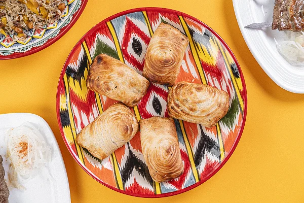 Samsa with pumpkin