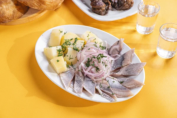 Сельдь с картошкой